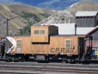 CP Caboose 434418 at CPs Ashcroft Yard. 