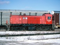 Ontario Southland Railway (OSRX) RS23 504, former CP 8044, has just been set-off by an eastbound CP train at Guelph Jct in Campbellville. Following the new year, the unit will lead the first OSRX train over the Guelph Junction Railway to Guelph. 