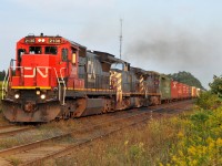 A43531 12 smokes it up through Powerline Road with CN 2130, BCOL 4651, BCOL 4650, and 86 cars. CN has been getting a little more interesting lately!