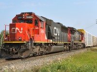 CN 5484 and standard cab 2134 are setting out tailend cars into Clover Bar yard and when done will head south to Mirror. A quick search shows that the SD60's are still around in 2020, but, many of these photos are in America. I did find a few pictures of them in Vancouver. Having been recently repainted by CN, they look pretty good for their age.