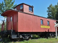 <br>
<br>
 ...The Loneliest Caboose...
<br>
<br>
...ex CPR 437179 ( 1945 ) 
<br>
<br>
At Main & Boon St, Rossport,  August 17, 2020 image by S.Danko

