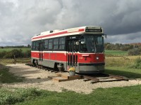 After a distinguished career in Toronto with the TTC, Canadian Light Rail Vehicle (CLRV) 4187 rests on Glista Family Farms in Priceville, Ontario. 4187 entered service in 1981, and was removed from service on December 29th, 2019. 

4187 was purchased at auction in late May 2020. On July 31st, 2020, it left the TTC’s Russel Yard for its new home in Priceville, Ontario. It was the last CLRV to leave TTC property. It is currently resting a mere 100 metres away from the former Canadian Pacific Walkerton Subdivision, which was torn up in 1984. In a roundabout way, trains have returned to Priceville. 

4187 will be restored and preserved, with no major alterations planned for it. Future work will include running electricity to the streetcar so that the lights, gong, roll signs, and the horn function. 

To follow the process of maintaining this iconic piece of Toronto transit history, on Instagram follow @Streetcar4187 <a href="https://instagram.com/streetcar4187"> https://instagram.com/streetcar4187 </a>