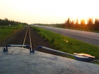 As per the <a href="http://www.railpictures.ca/?attachment_id=43146">Peter Jobe photo</a> (from the Rob Farkas collection) of the Westbound Canadian, this is a shot 25 years later at the exact same location from the cab.