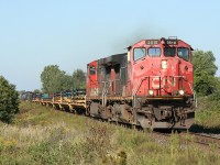 A rather faded CN 2510 from CN's first order of C44-CWL from GE leads train 509 back to London, ON.