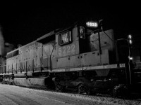 Here is proof of a CN SD40 pulling the Northlander. I can't exactly remember the date (I never took notes and the envelopes the film is in is rarely dated) but it was definitely a cold night, as evident from the diesel exhaust vaporizing from the ONR APU behind the 5222. As soon as the SD40 starts loading, it too will give off vapour like an old steam engine.