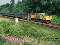 During the spring and summer of 2000 several VIA Rail F40PH-2’s were adorned with a special wrap for Kool-Aid drinks. The units included in this promotion were 6404, 6405, 6406, 6411, 6424, 6432, 6433, 6439, 6453 and 6454. These units only lasted a short time in these wraps, as they all had reverted back to the standard VIA Rail scheme by the fall of that year. 