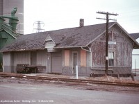 C&O Station at Rodney Ontario as it was on March 16 1990.