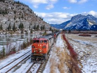 CN C40-8M 2417 is still earning its keep, leading loaded LPG train U761 west onto the south track at Park Gate.