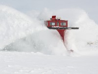 The winter of 2015 was a winter of record snow falls and record plow runs in Southern Ontario.  I was fortunate to be able to chase one of these runs during my winter reading week.  Pictured is the plow extra approaching Belmont Ontario with a pair of F-Units providing the power...though you would never know.