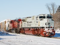 On a chilly December morning, 234 passes through Galt with 7022 leading the way. Pretty nice to see a 234 in daylight.