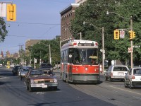 TTC 4177 is in Toronto on August 1, 1987.
