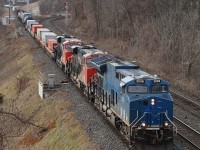 A decent end to a forgettable year. While I have caught a few of the somewhat unique Tier 4 GECX leased units over the past few years, now owned by CN. It would take me until today to finally catch one in the lead. Unfortunately most have been repainted and lost they're so called "hunch back" appearance, making them look more like traditional Tier 4 GE's. After a bit of a delay in Hamilton, train 422 is on the move again as it heads for Aldershot and Toronto with GECX 2038 in the lead on the last day of 2020. 