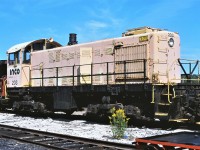 INCO Alco S-2 switcher # 203 is shown resting, or rusting, away behind the NRE facility in Capreol, Ontario in August 2010.  # 203 began life as Western Maryland 144 in December 1946, then to CIL in 1967, then to INCO in 1983, and finally donated to the Northern Ontario Railway Museum in Capreol in 1998.  It appears that the unit never made it to the museum property and I am not certain of the final disposition of the unit.