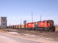 CP 4742 is in Toronto on August 12, 1985.