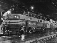 <br>
<br>
 VIA – ONR Northland pool train #129 under the ( now old, prior to rebuild ) Union Station shed 
<br>
<br>
 with a mix of ONR and VIA (CN) FPA-4 power
<br>
<br>
 ONR FP7A, GMD 1953, #1502 retired 1988, rebuilt 1994 to FP7u #2000 with CAT engine, retired 2004 and scrapped 2008 ( 2002 ex 1521 at ex CPR station North Bay display)
 <br>
<br>
 at Union Depot, December 7, 1980 Kodachrome (colour un-saturated) by S.Danko
 <br>
<br>
 what's interesting
<br>
<br>
 I have read that at one time the mixed owner power lashups were discontinued due to differences in brake line pipe pressure settings – the CN units experiencing excessive brake shoe wear
<br>
<br>
 more Northland pool
<br>
<br>
<a href="http://www.railpictures.ca/?attachment_id= 7278">   ONR CN pool #98   </a>
 <br>
<br>
 sdfourty