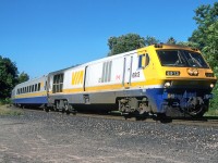 VIA 6913 is eastbound at Bayview Junction, Ontario on August 12, 1987.