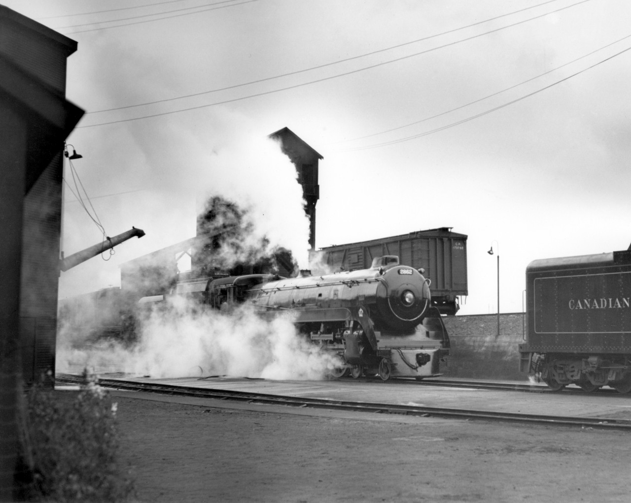 CP 2862 at Drake street yard in Vancouver.