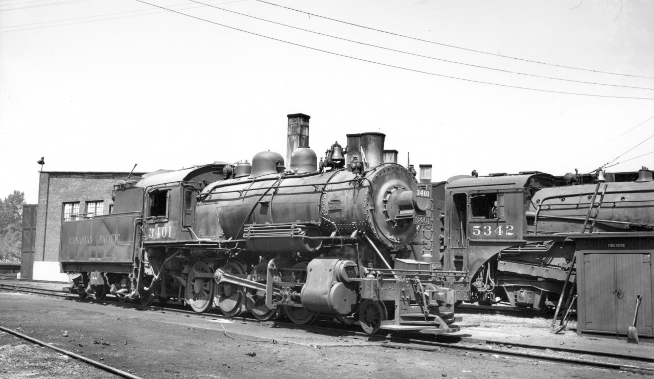 CP 3401 and 5342 near Coquitlam roundhouse