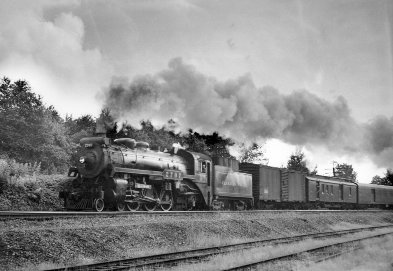 Train no. 12 usually powered by a 5100 type engine used a G-4-a during Fraser river flood