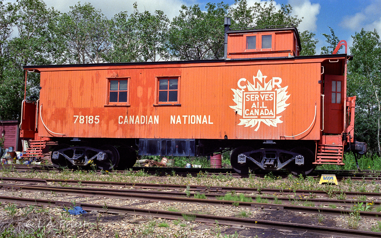 Went for an outing at the A.P.R.A. museum and took a few photos. This old caboose was of particular interest as it appears to be in CN applied paint. If this cab is still there, it will have just had its 90th birthday in 2019, having been built in 1929. That is my best guess for a date, no notes for museum pictures.