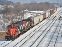 Keeping with the zebra theme, 4116 and its mate 4138 work Aldershot on a beautiful morning. I am not sure how much longer these GP9's long for this world, but I am making it a mission to photograph them as much as possible .