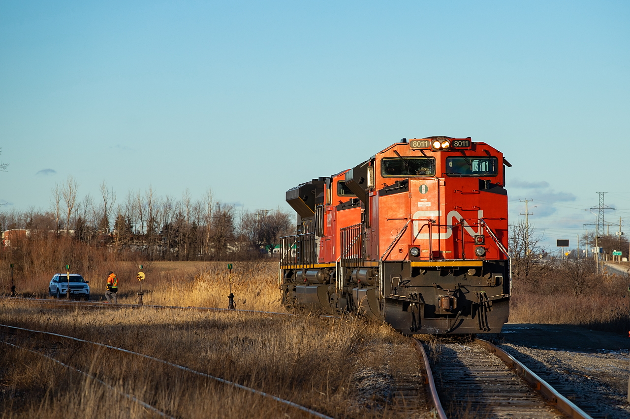 About a year or so ago (perhaps a little less than a year - exact timelines escape me) CN put Thorold Yard back into service for storage. Over this time it's largely been host a host to box cars, pellet cars, coil cars, and the pipe cars used by Welded Tube. To date, this had been one of 562's moves that had eluded me but fortunately was able to catch it before the sun disappeared behind a large cloud mass the other weekend. After moving some coils out of the way, they pulled some pellet cars out of the yard, which appeared to be for Oxy Vinyls down on the Chemical Spur.