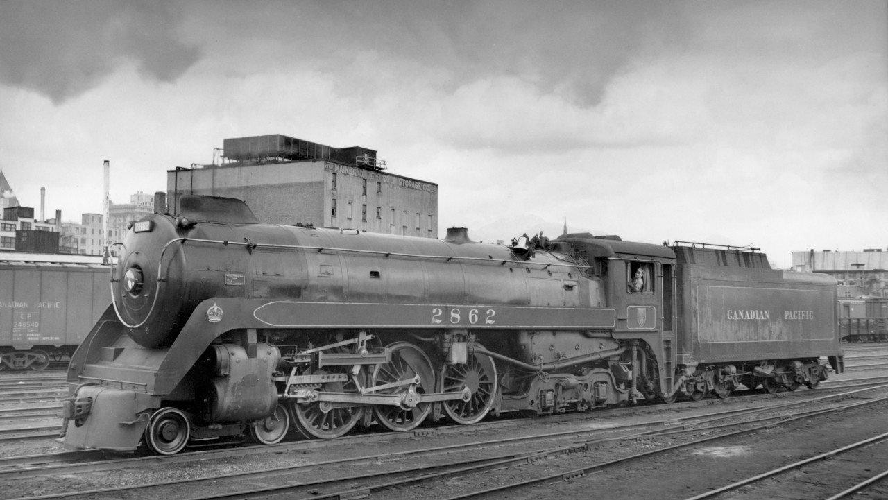 2862 at Drake street yard in Vancouver