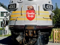 CP FP7A 4069 on display at the West Coast Heritage Park in Squamish. Built in 1952 and at the park since 1994, it's fully operational and used on local excursions. For some strange reason these units always remind me of Casper the Ghost. Ironically, when I looked it up I found an old cartoon that shows the ghost getting run over by a freight train. What a coincidence. :)