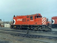 Kamloops was a place that I ether had a project in, or was a place that I stopped to visit while traveling through. A drive to the old CP station was often rewarded with some older locomotives sitting on the north side of the tracks. In this case I caught CP 1626 sitting buy itself so I took a couple of pictures of it. Looking at the photograph it must have been a great day weather wise. Everything there has changed since I last visited Kamloops so the picture is just a small piece of history. I was all ways happy when I could catch an old locomotive, an old piece of rolling stock, or an old RY building.