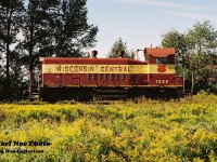 Wisconsin Central Railway SW1200 1232 is viewed switching the massive Algoma Steel facility in Sault Ste. Marie, Ontario that can be seen in the background. The unit was built as Missouri Pacific 1278 in February 1966 and still had its original EMD builder's plate intact.
