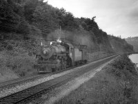 Extra CP 3671 east at Barnet, "caboose hop"