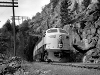 Kettle Valley train 12 with engine 4053 at Harrison tunnels, west of Aggasiz