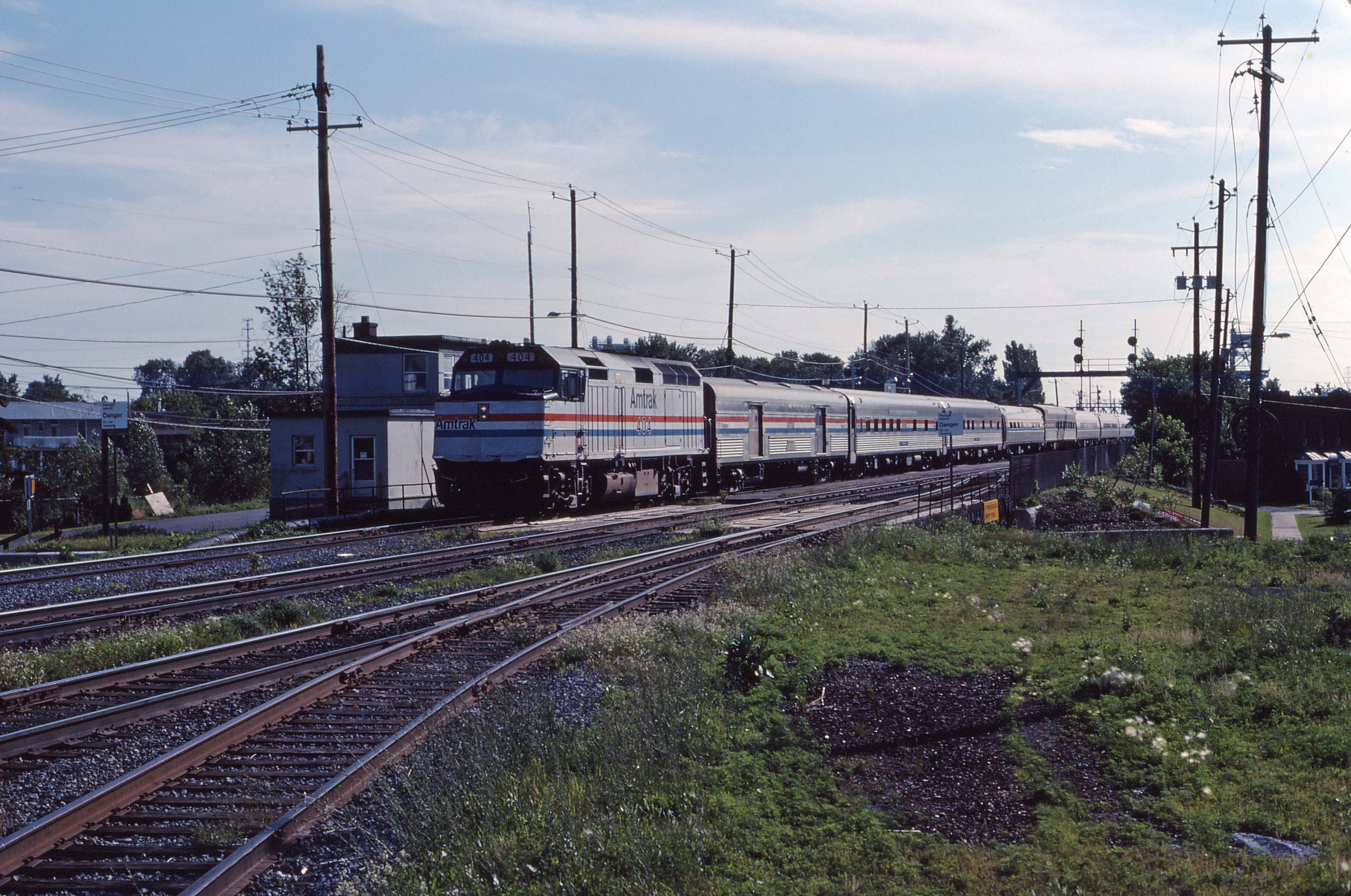 Railpictures.ca John Eull Photo One of Amtrak’s trains with an “on again, off again” history