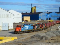 I enjoy replicating photos years later showing changes, not only of motive power we so cherish, but the background and places we also enjoy visiting. Since CN took back Hamilton, this has to date been arguably one of the best consists of motive power for fans, who can argue a chance to photograph this trio servicing one of Canada's three vertically integrated blast furnace steel mills? Compare to this photo, when Stelco was recently purchased by US steel and CP's motive power was vastly different than it is today, and at right, Stelco's bar mill is still Stelco, but now Max Aicher North America (MANA):<br><br>

<a href=http://www.railpictures.ca/?attachment_id=6989 taret=_blank>CP @ Stelco, 2010</a><br><br>

Naturally this is one of my favorite angles in Hamilton. Stelco is still going strong so it'll be here a while, I hope