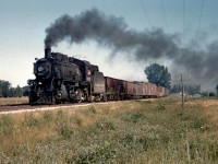 What I think is the West end of Milton, is CP 1095, a D-10h class 4-6-0 which survived the scrappers torch and rests in Kingston, Ontario. Besides the CPR's Angus Shops D10's 600-1111 (507 engs.) were built between 4/1907 and 12/1913 by CLC and MLW as well as Richmond.

Sub-class d, e and f had 22 1/2" x 28" cylinders, 180 lbs boiler pressure and 34,400 tractive effort.
All other sub-classes of D10's had 21" x 28" cyl. 200 lbs. and 33,300 t.e. All have 63" drivers.
Note: a, b, c and d sub-class (600's and 700's) built with Stephenson valve gear.