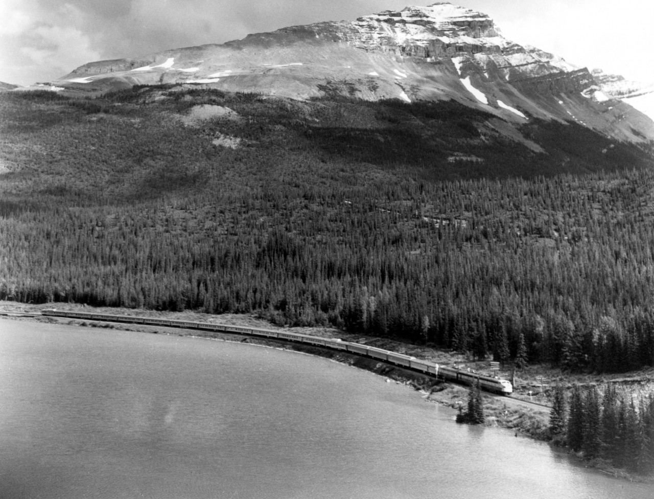 The Canadian #1 at Hector with Wapta lake in foreground.