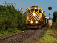 An unexpected 74 car Northbound Freight Extra rolls through the Temagami Sub.<br>
Passing by a pair of defunct signal lights.<br>
Led by ONT 1734 followed by ONT 2202 and ONT 2105.<br> 
A nice mix of Ontario Northland power SD40-2, GP40-2 and SD75I<br><br>
June 24, 2021 - MP 116 - Temagami Sub