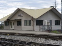 Exeter Depot - 100 Mile House. For almost fifty years prior to 2002, 100 Mile House was a a regular stop for the "Cariboo Prospector". The Prospector, first run by PGE, then BCR, was made up of BUDD cars and did round trips between North Vancouver and Prince George. No idea when this particular station was built, but if anyone knows, the info would be appreciated. 