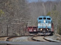 A pair of CMQ Blue Barns is sure to draw a crowd and when I saw a crowd, I am fairly certain I saw every railfan in Southern Ontario out this day, but I cant blame anyone for the chance to catch two SD40-2F's in PL.
