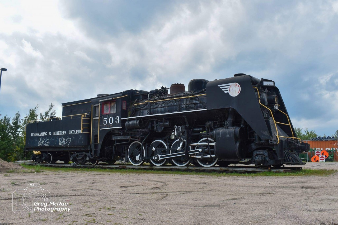 T&NO 503 sits on display. Kind of anyways
