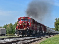 CP T06 enters Havelock yard with CP 2263 on the point. 
August 16th, 2021