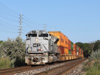 2021.08.13 CP 7023 milirary unit leading CP 142, approaching Meadowvale