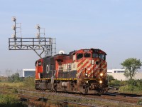 2021.08.16 BCOL 4642 leading light power of a late CN 149, heading back to Mac Yard after dropped all traffic in Brampton Intermodal Terminal.