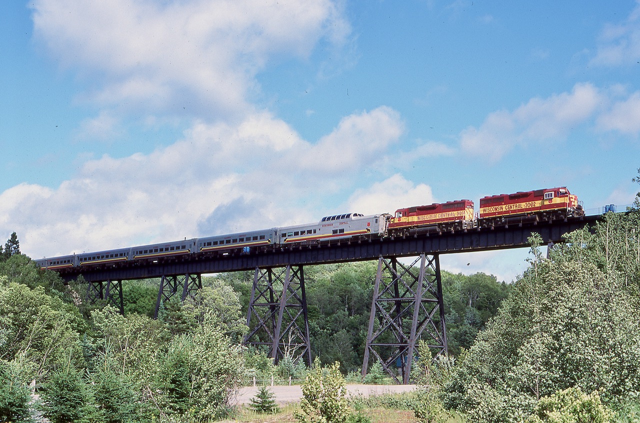 Unfortunately by the time I made it up to the old AC, WC had pulled the "F" units off the tour train for good. WC's former WP GP40's filled the void along with other units when needed. This day we knew the tour train was on the way and this location was the only spot we could find with limited time as we continued our trip out west. Thankfully the clouds rolled in slowly and for the most part left the train mainly sun lit. Hopefully one day I'll make the trip again.