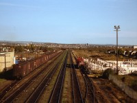 Railyard in the port of Thunder Bay. Date is approximate. 