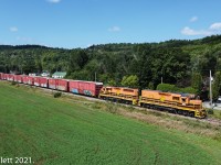 Eastbound on the lachute sub on a sunny morning.