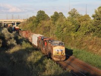 2021.09.09 UP 5761 leading CN M39931 09, CN 3825 trailing, at Mile 2.3 Halton Sub 