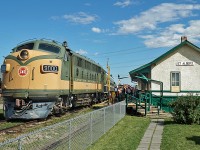 Alberta Railway Museum's F3A CN 9000, the old faithful workhorse of the museum, is running the passenger train on the Labour Day Weekend,  which will be the last operational weekend of 2021.  (St. Albert Station is of course historic building relocated to the museum site in North Edmonton)  