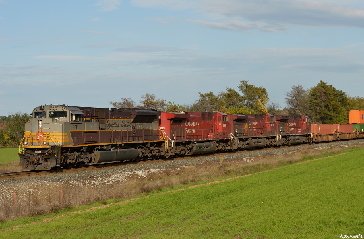 While not in order, today's 118 showcases a few of CP's identities over the years in a brief but lucky moment of sun between rolling clouds, where's a multimark when you need one?!