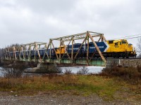 On Sunday November 21, 2021 Ontario Northland started the first leg of a Test Passenger Train run evaluating track conditions between Cochrane and North Bay on the Devonshire, Ramore, and Temagami Subdivisions.
The test is planned to continue South on Monday Nov 22 to Union Station and back to North Bay, then return to Cochrane on Tuesday.
<br><br>
ON Special 1809 crosses the Latchford bridge over the Montreal River<br>
Passenger Test Train